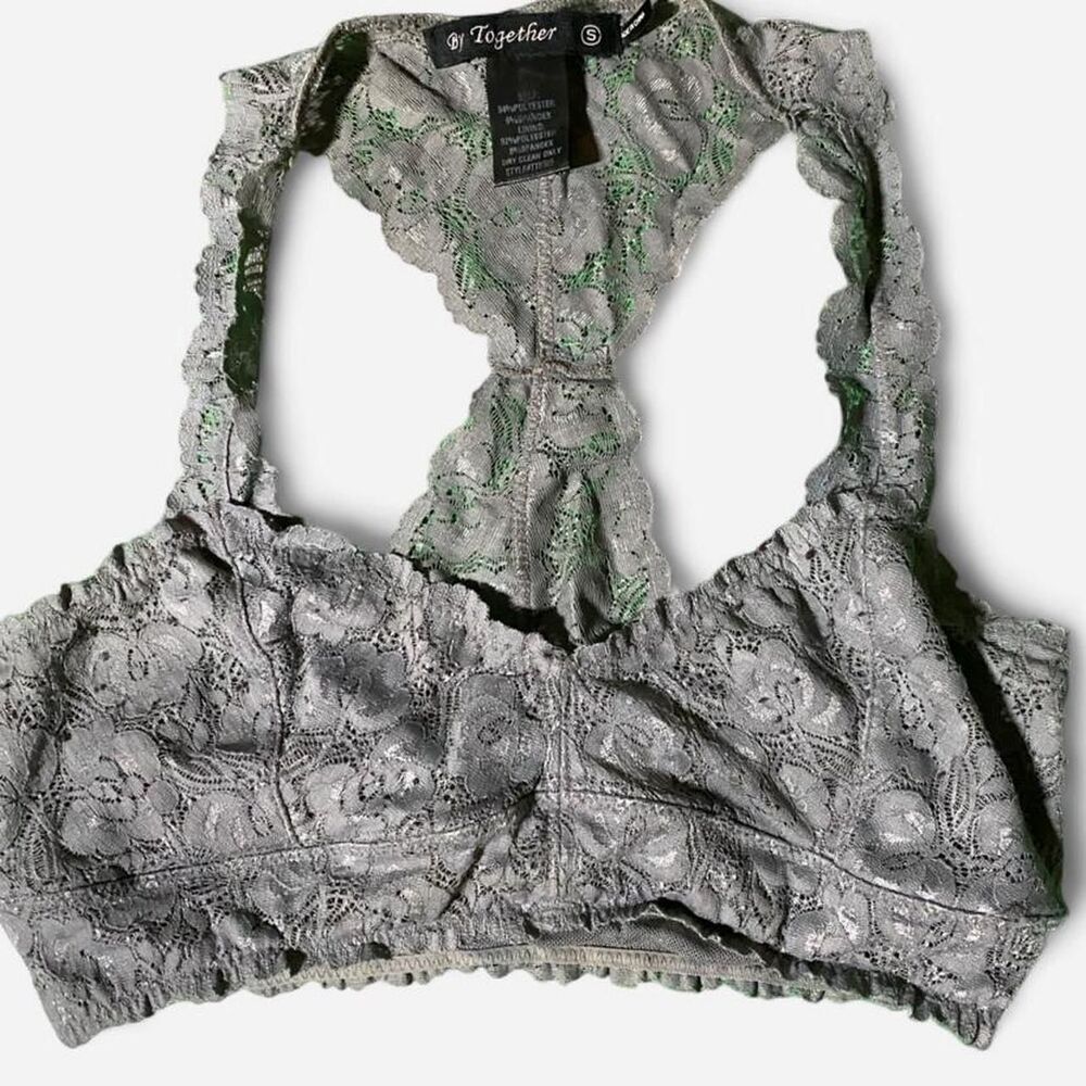 Target Women's Grey and Pink Bra